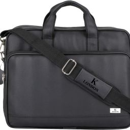 Men & Women Black Messenger Bag - Extra Spacious-image-43