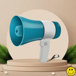 Handheld Megaphone with Siren, Microphone & Rechargeable for Outdoor EventsB212 Megaphone Portable Megaphone Siren Loudspeaker Function &Long Battery BackupB212 Outdoor PA System-18