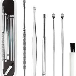 6Pcs Ear Wax Cleaner Resuable Ear Cleaner Tool Set With Storage Box-image-88
