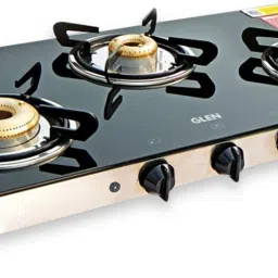 1033 GT XL AI Forged Burners Double Drip Tray Glass Automatic Gas Stove-image-1