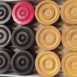 high quality 20 wooden coins for carrom board with striker and powder Carrom Pawns-image-17