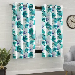 152 cm (5 ft) Polyester Semi Transparent Window Curtain (Pack Of 2)-image-49