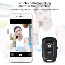 POZUB Self-Timer Long Distance Remote Controller for Click Selfies Photo Clicker+PouchCamera Remote Control image 5