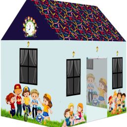 Girl's and Boy's Extremely Light Weight Play theme Tent House for Kids-image-5