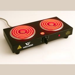 Portable 2 Burner Electric Stove | Energy Efficient Coil Cooktop for Daily Use Electric Cooking Heater-image-20