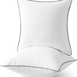 Superb Soft Fluffy Hollow Fibre Sqaure Cushions for Chair/Sofa/Bed/Living Room Microfibre Solid Cushion Pack of 2-21