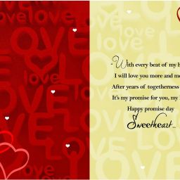 alwaysgift Love Is A Promise That Can Last Forever Valentines Day Greeting Card Greeting Card image 2