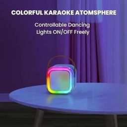 SIACART K12 Speaker Machine Bluetooth-Compatible Wireless Karaoke Mic Speaker 5 W Bluetooth Speaker image 3
