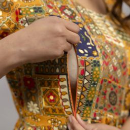 Printed Rayon Blend Stitched Anarkali Gown-image-81