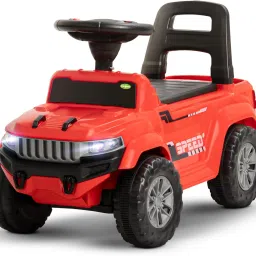 Speedy Baby Ride on Jeep Toys for Kids Push Car with Music & LED Light 1-4 Years Rideons & Wagons Non Battery Operated Ride On-18