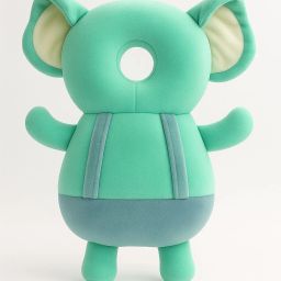 Cute Elephant shape pillow with Ear Details Microfibre Animals Baby Pillow Pack of 1-image-23