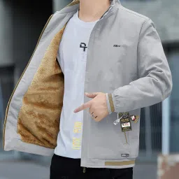 Men Self Design Casual Jacket-image-15