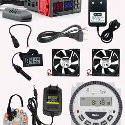 shockley STC-3028 + 1 AMP ADAPTER + Main Cord + 2 Fan + Hygrometer + FOG MAKER + Timer Multipurpose Controller-56