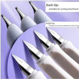 excite shoppers Quality Fountain Pens Set with Cartridge, Erasable Ink, Medium Nib Refill image 3