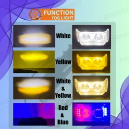 generox LED Fog Light for Universal For Bike image 2