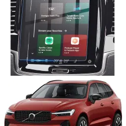 CEASE PROTECTOR Tempered Glass Guard for (company fitted) Navigation Infotainment System of Volvo XC60 T4 Inscription GPS System Clear Glossy :1 image 4