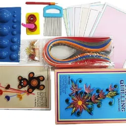 bm retail Quilling Paper Set with Strips All Necessary Tools for Beginners (Advanced Set) image 3