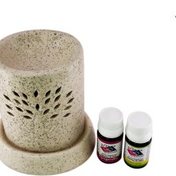 gifdeco LEMONGRASS, RAJNIGANDHA Diffuser Set, Diffuser, Aroma Oil, Refill image 4