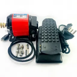 Sewing Machine Motor (COPPER WINDING)1/12 H.P with Quality Speed Controller-RED- Electric Sewing Machine-image-75
