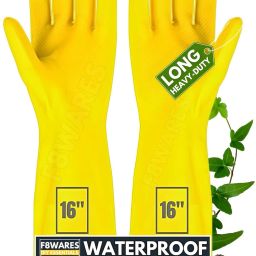 16'' Heavy Duty Latex Rubber Long Garden Gloves for Home Garden and Farming Work Gardening Shoulder Glove-24