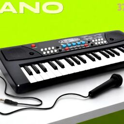 X414 Keys Piano Toy with Microphone, USB Power Cable & Sound Recording Best Birthday Gift for Boys and Girls Musical Instruments Analog Digital Piano-image-47