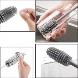 bottle cleaning brush long handle feeding bottle cleaning brush glass washer-image-67