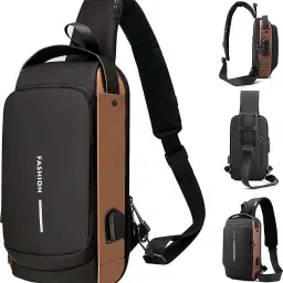 Small 6 L Backpack Anti Theft Waterproof Unisex Sling Bag-image-1