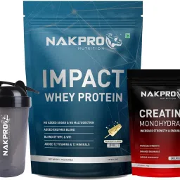Impact Whey Protein 1kg, 24g Protein with Creatine Unflavoured 100g & Shaker Whey Protein-6