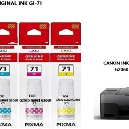 Pixma CANON PIXMA ORIGINAL INK SUITABLE FOR G2020 G2021 G2060 Ink Tank printer Black + Tri Color Combo Pack Ink Bottle-image-16