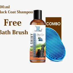 Black Coat Dog Shampoo with Blue Berry-200 ml with Bath Brush Free Cat Shampoo ( Multi-color ) Allergy Relief, Anti-dandruff, Anti-fungal, Anti-itching, Anti-microbial, Conditioning, Hypoallergenic, Whitening and Color Enhancing Blue Berry Dog Shampoo-image-6