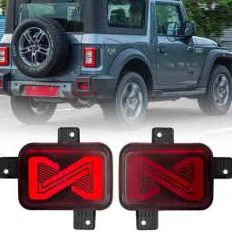 Led Rear Bumper Reflector Back Lamp Light Compatible With Thar 2020 2021 2022 Car Reflector Light-10