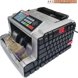 AKS AUTOMATION Mix Value With Side Display With UV/MG/IR/3D Sensor Fake Note Detection Value Note Counting Machine-image-18