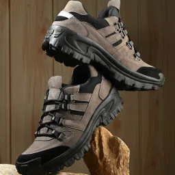 Synthetic Leather Lightweight Comfortable Trendy Walking Outdoor Lace Up Boots For Men-picture-28