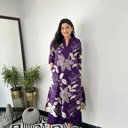 Women Cotton Rayon Kurta Palazzo Set-image-62