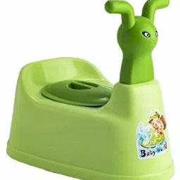 Potty Seat Cartoon Face with Removable Tray & Closing Lid Potty Box-image-55