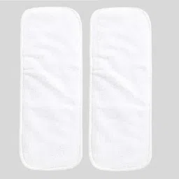 Reusable Baby Cloth Diaper Wet free Inserts Washable White Nappy (Pack of 2)-picture-0