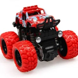 360 Degree Rotation 4 Wheels Drive Durable Friction Powered Monster Trucks Toys-29