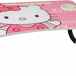 MULTIPURPOSE FOLDABLE WITH CUP HOLDER , STUDY & LAPTOP TABLE Wood Portable Laptop Table-15
