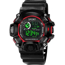 Men's Sport Digital Watch with LED Display & Chronograph Digital Watch - For Men 3_DW9-Gry-Gry & DW9-Blk-Blk & DW9-Gry-Gry-image-98