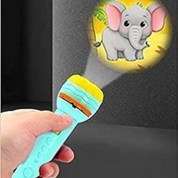 Projector Flashlight Torch, Kids Projection Light Toy Lamp Education-19