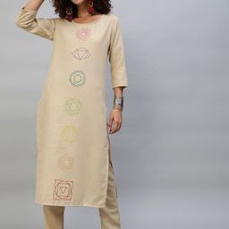 AKS Ethnic Motifs Printed Regular Kurta With Palazzos-image-24