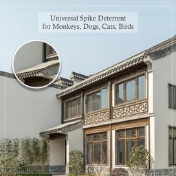 Essoti Guard: Universal Spike Deterrent for Monkeys, Dogs, Cats, Birds -Pack of 20 Ideal for Railings, AC Units, and More! (White, 20) image 5