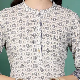 Nayam By Lakshita Geometric Printed Regular Kurta with Palazzos image 2