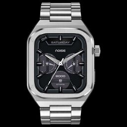 noise ColorFit Chrome Smartwatch with Activity Tracker (46.99mm AMOLED Display, IP68 Water Resistance, Elite Silver Strap)-12