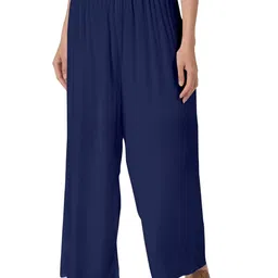 CHANDERKASH Women Wide Leg Fit Palazzos-picture-13