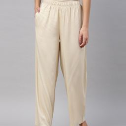Go Colors Women Knitted Straight Palazzos-image-46