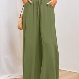 KPOP Women Wide Leg Palazzos-image-116
