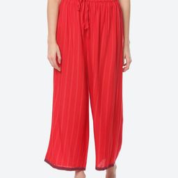 Rangriti Women Red Flared Palazzo-image-42