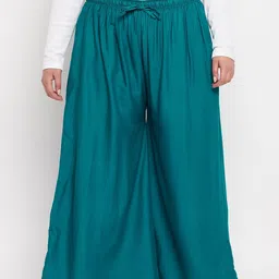 Clora Creation Women Plus Size Wide Leg Palazzos-picture-14