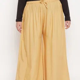Clora Creation Women Plus Size Wide Leg Palazzos-picture-11